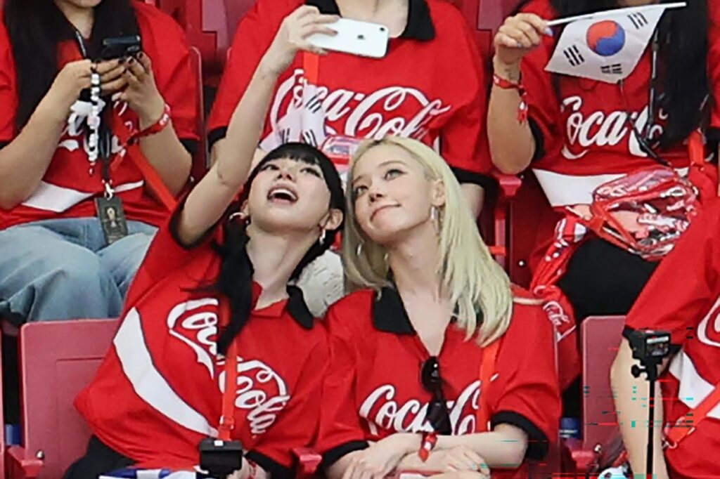 Karina Dan Winter Aespa Nonton Langsung Korea Selatan, Gaya Sporty Mereka Bikin Piala Dunia Makin Panas