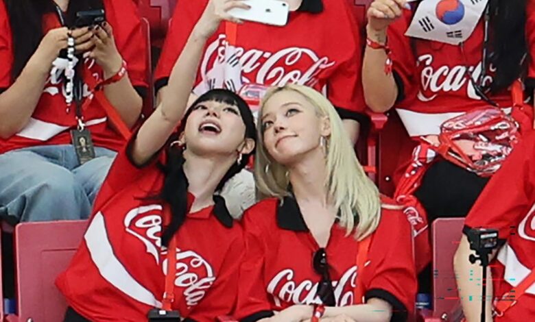 Karina Dan Winter Aespa Nonton Langsung Korea Selatan, Gaya Sporty Mereka Bikin Piala Dunia Makin Panas