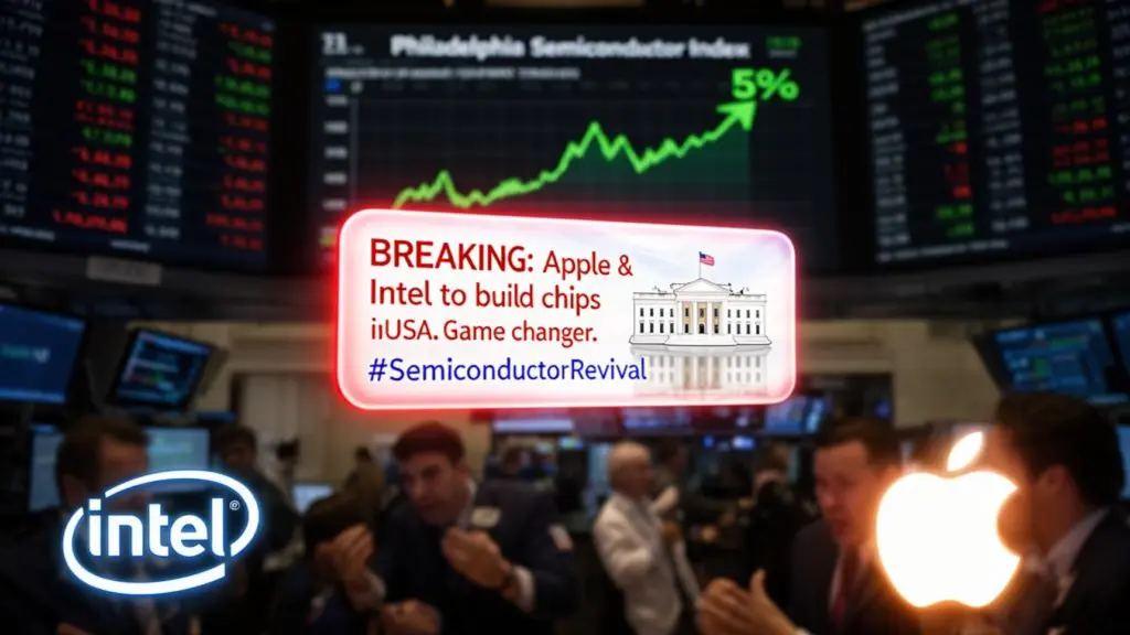Trump Sebut Apple dan Intel Akan Produksi Chip Sendiri, Peta Pasokan Teknologi Bisa Berubah