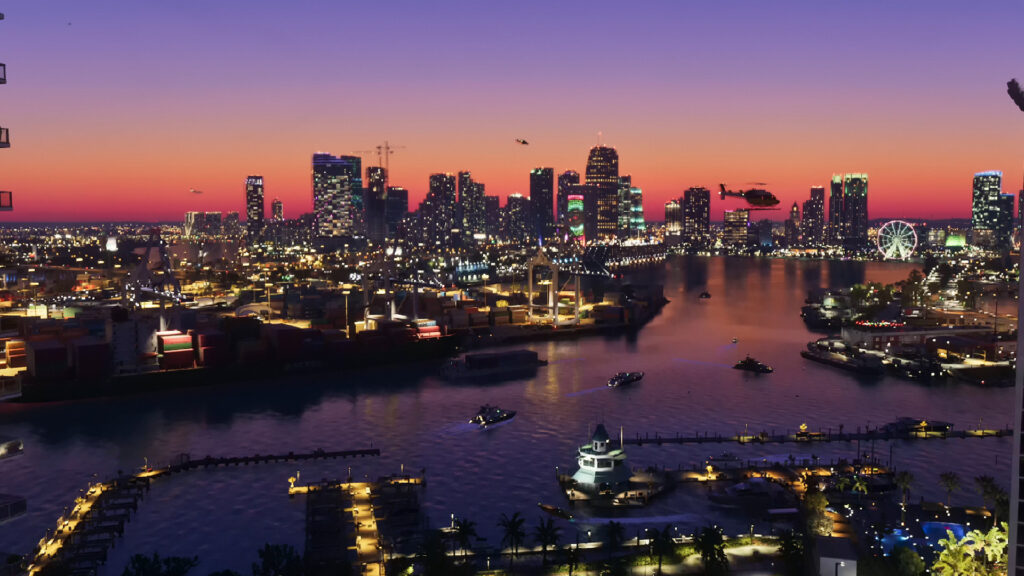 Vice City Malam Hari Tampil Padat Dan Hidup, Rockstar Pamer Detail Yang Mengejutkan