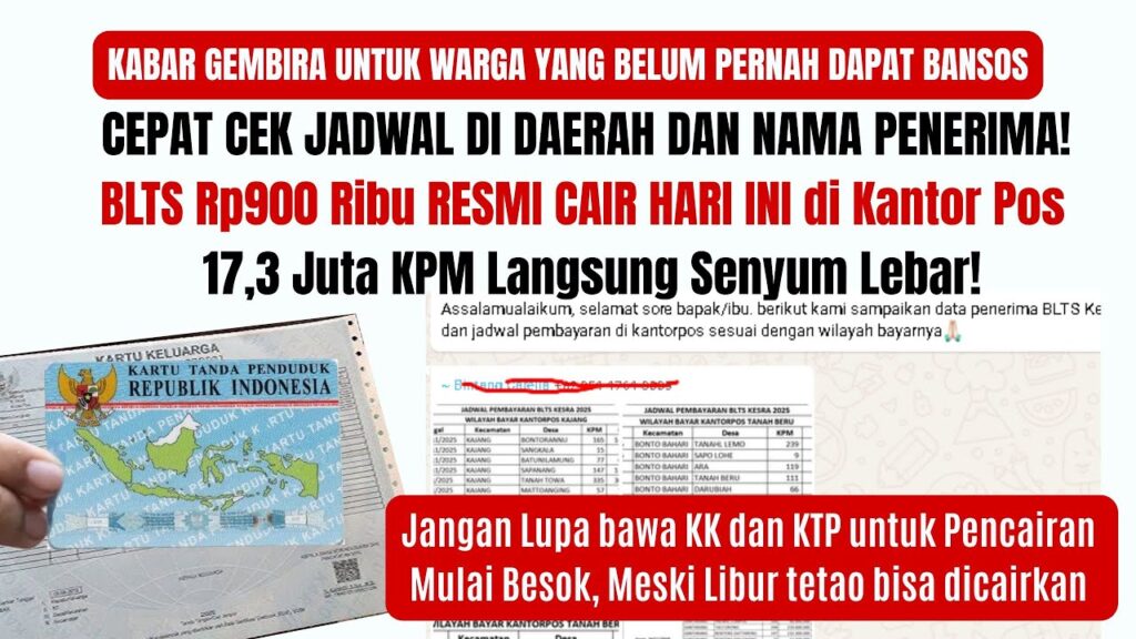 BPNT Juni 2026 Cair Bertahap, Cek Penerima Lewat NIK KTP Sebelum Terlambat