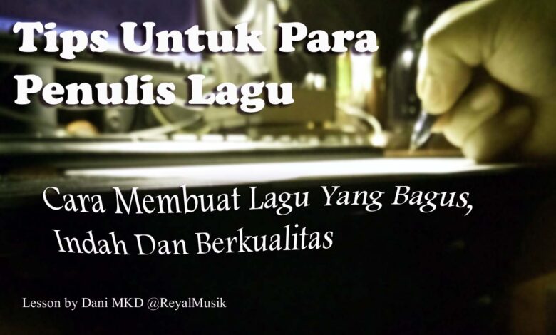 5 Skill Penulis Lirik Profesional, Yang Membuat Lagu Terasa Lebih Hidup dan Menyentuh