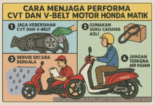 CVT Motor Matik Sering Diabaikan, Padahal Biang Gredek, Tarikan Loyo, dan V-Belt Putus