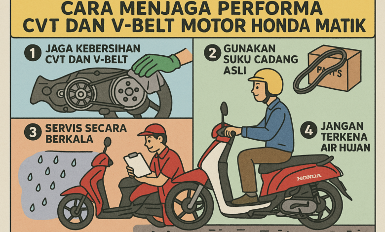 CVT Motor Matik Sering Diabaikan, Padahal Biang Gredek, Tarikan Loyo, dan V-Belt Putus