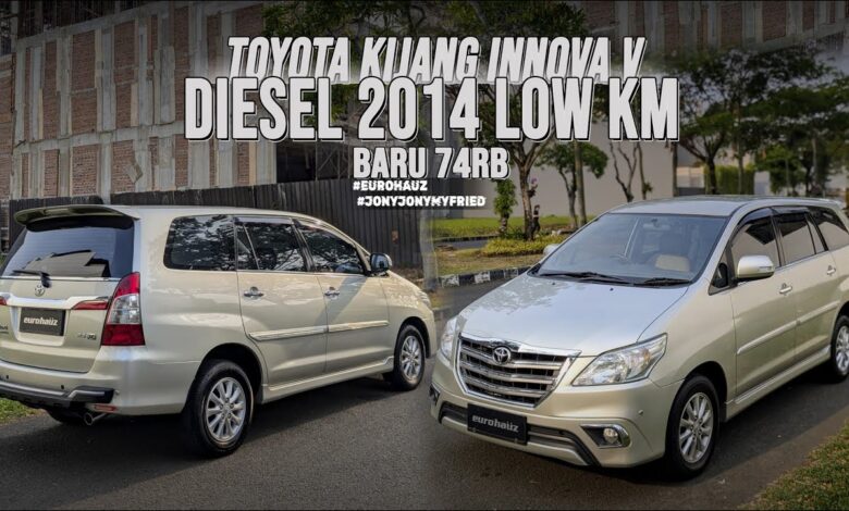 Sudah Lebih Dari 10 Tahun, Innova V Diesel 2014 Masih Dicari Karena Mesin Bandel dan Irit BBM