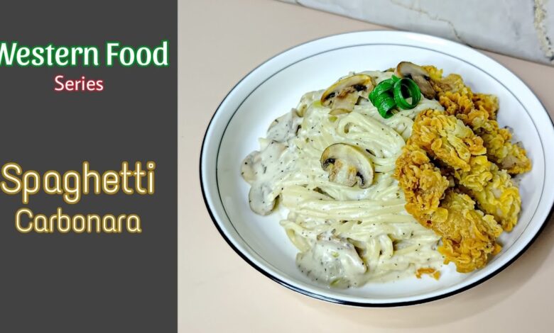 Makan Malam Praktis Tanpa Banyak Cucian, Pasta Carbonara Ayam Jamur yang Creamy