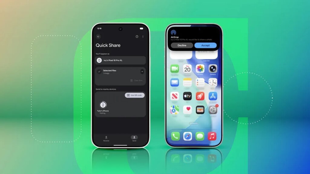 Pixel Makin Mengusik Apple, Quick Share Kini Nyambung ke AirDrop dan Watch Lebih Siaga