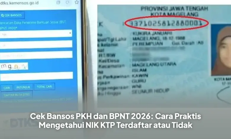 Kemensos Buka Cek Bansos PKH Tahap Dua Lewat NIK KTP, Cara Cek Status Penerima