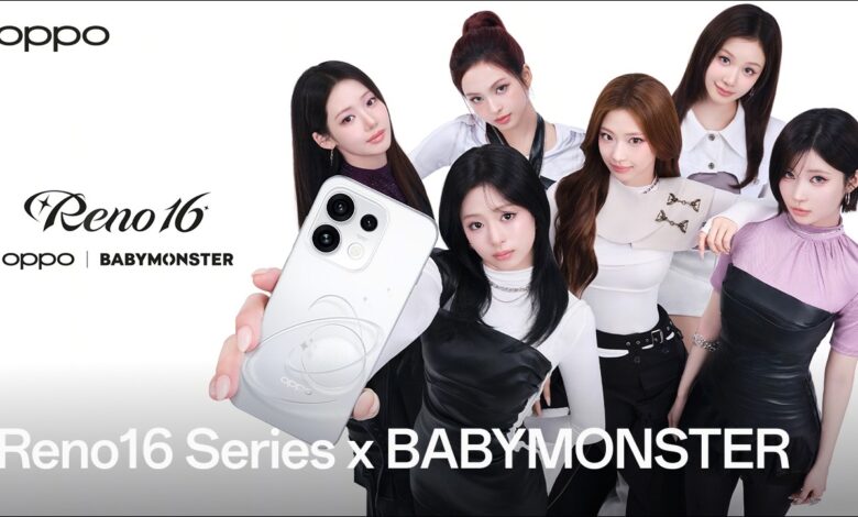 OPPO Gandeng BABYMONSTER, Reno16 Series Global Bidik Gamer Gen-Z Yang Suka Konten Instan