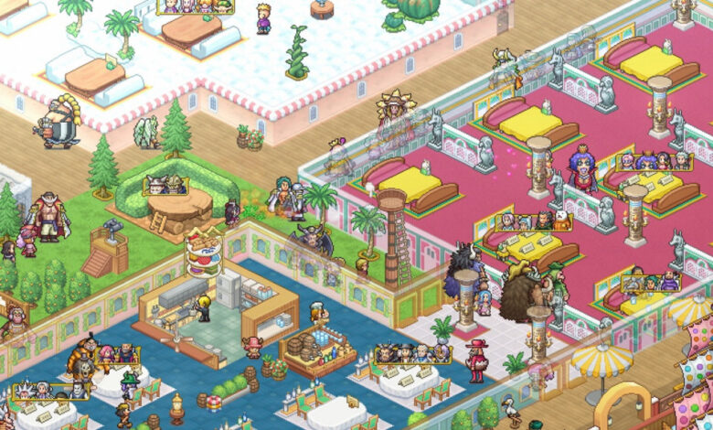 One Piece Grand Gourmet, Luffy Buka Restoran Kapal Dalam Simulasi Kuliner Kairosoft