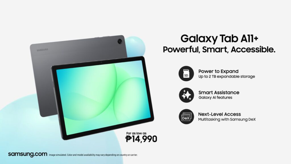 Samsung Tab Rp3 Jutaan Naik Kelas, Galaxy Tab A11 Plus Bawa DeX dan 25W Charging