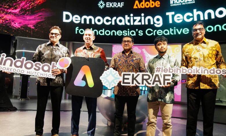 Indosat Gandeng Adobe Dan Kemenekraf, AI Dibuat Jadi Peluang Nyata Bagi Kreator Muda