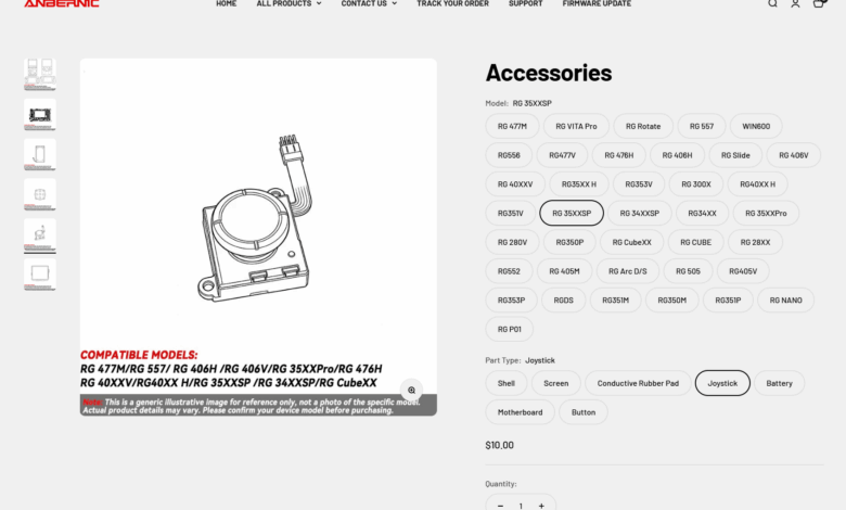 Anbernic Kini Jual Suku Cadang Resmi, Handheld Rusak Tak Harus Langsung Disingkirkan
