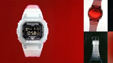 Casio G-Shock x thisisneverthat, Transparan 90-An Yang Menyala Dalam Gelap