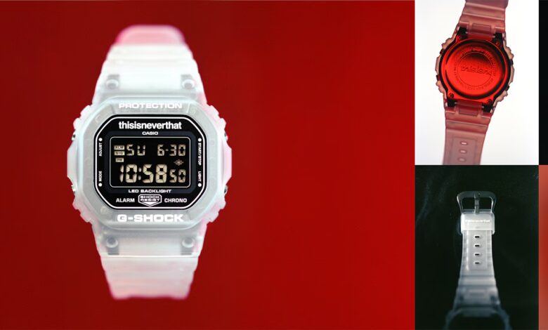 Casio G-Shock x thisisneverthat, Transparan 90-An Yang Menyala Dalam Gelap