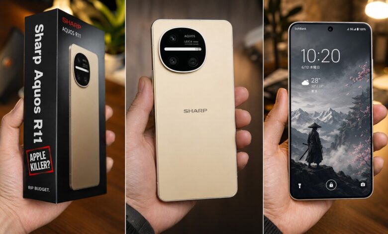 SHARP Aquos R11 Muncul Dengan 3 Kamera 50,3 MP, Tapi Baterainya Cuma 5100 mAh