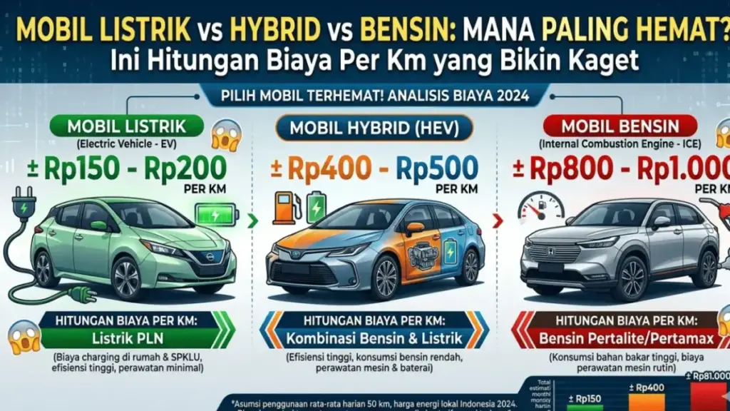 BBM Naik, Icar Hitung Mobil Listrik Bisa Hemat Rp63,9 Juta Dalam 5 Tahun