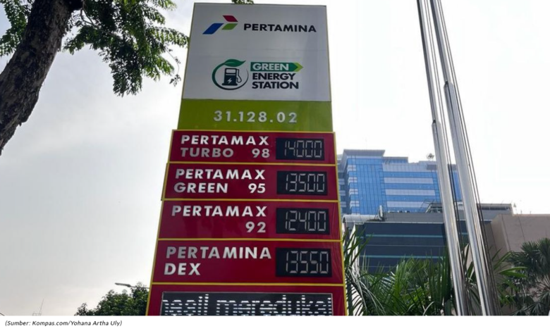Pertamax Green 95 Tembus Rp17.000, Ini Daftar Harga BBM Pertamina per 19 Juni 2026