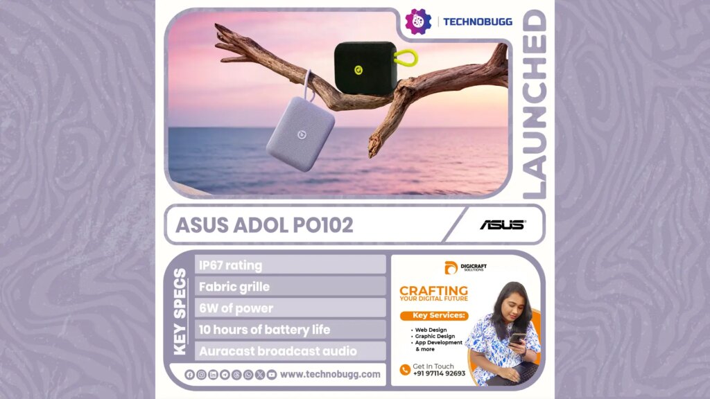 ASUS Adol PO102 Datang Beda, Speaker Ringkas Ini Punya Auracast dan Bisa Jalan Tanpa Ponsel