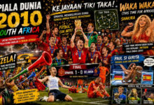 Vuvuzela, Waka Waka, Dan Tiki-Taka Mengguncang Piala Dunia Afrika