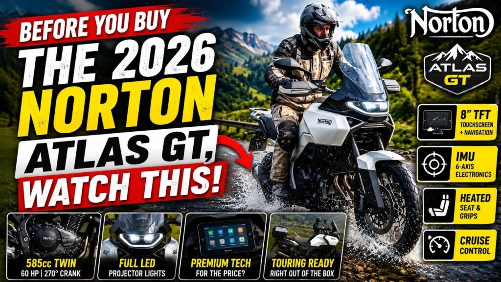 Norton Atlas Dan Atlas GT 2026 Muncul Dengan Wajah Futuristis Dan Harga Yang Masih Masuk Akal