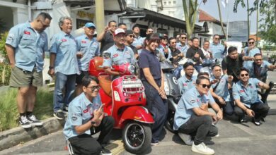Aplikasi SIGNAL Dan PT Pos Gelar Turing Jawa-Bali, Pajak Kendaraan Dijual Lewat Komunitas Vespa
