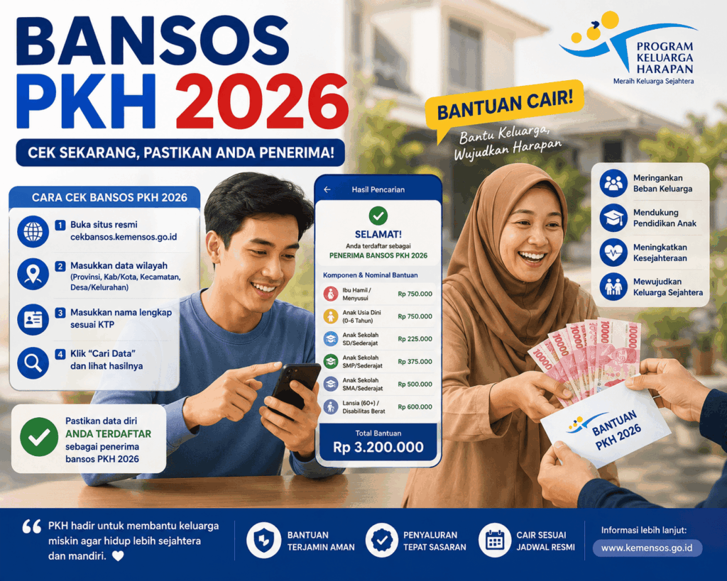 PKH Lansia Juni 2026 Bisa Dicek Tanpa Antre, Ini Cara Paling Cepat dan Akurat