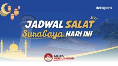 Kemenag Rilis Jadwal Sholat Jawa Timur 20 Juni 2026, Waktu Imsakiah Tiap Kota Terbaca Jelas