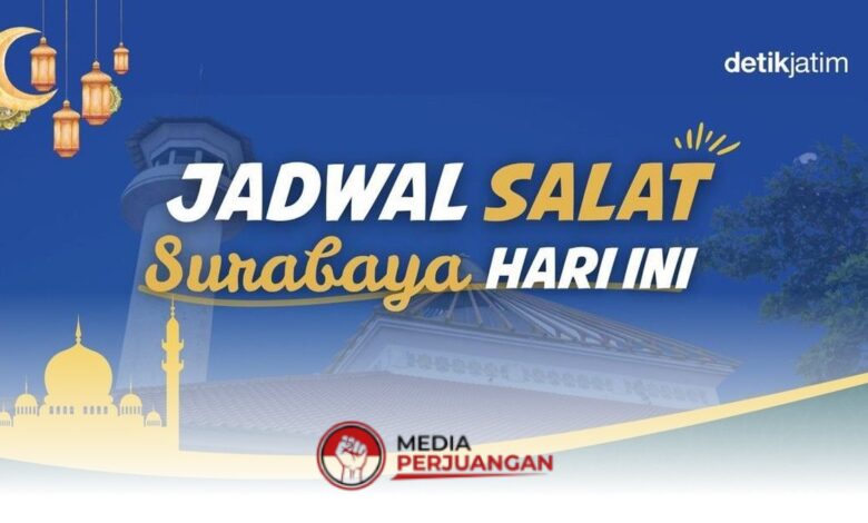 Kemenag Rilis Jadwal Sholat Jawa Timur 20 Juni 2026, Waktu Imsakiah Tiap Kota Terbaca Jelas