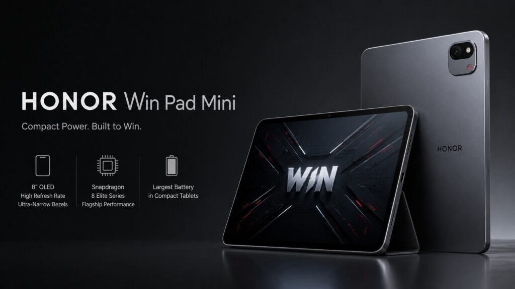 Honor Win Pad Mini Bocor, Tablet Gaming 8 Inci Dengan Chip Snapdragon Elite