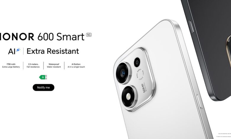 Honor 600 Smart 5G Meluncur, Baterai 7.700mAh dan Ketahanan yang Bikin Kelas Entry-Level Terasa Mahal