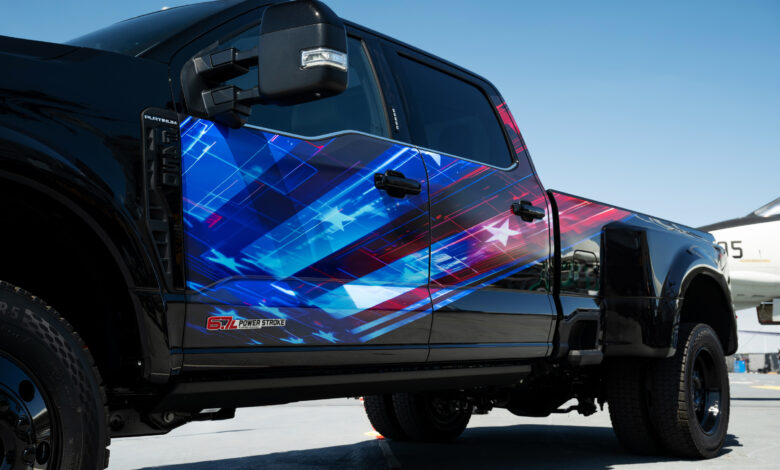 Ford Super Duty Jadi Tribute Bergambar Bendera, Tampil Beda Di Juli 4