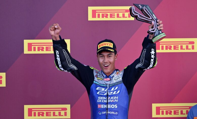 Aldi Satya Mahendra Tembus Podium Kering Perdana di Misano, Lompatan Besar untuk Indonesia