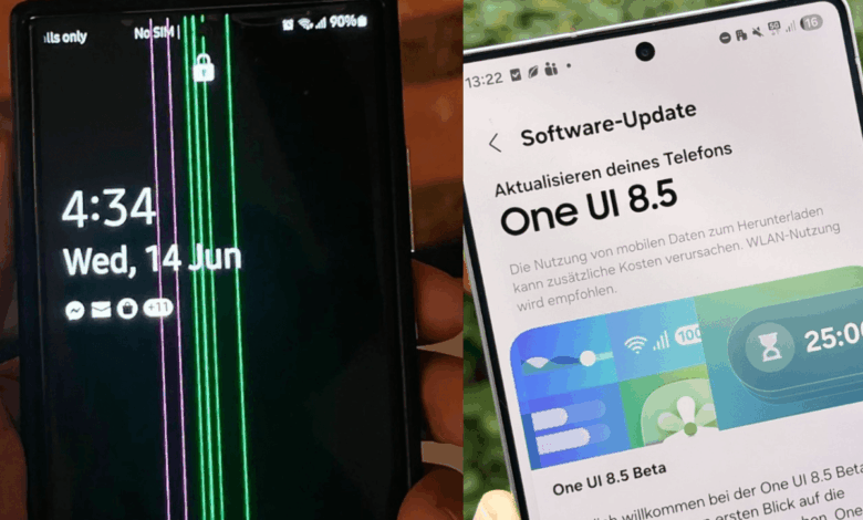Jangan Asal Update Galaxy S23, One UI 8.5 Dilaporkan Memicu Garis Neon di Layar