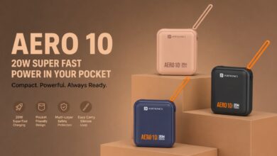 Portronics Aero 10 Datang dengan Kabel Menyatu, Power Bank Ringkas yang Tak Lagi Merepotkan