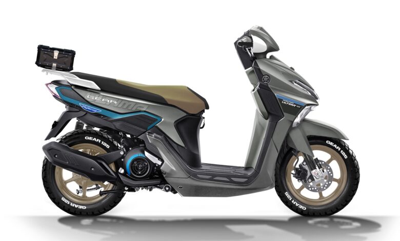 Katros Garage Ubah Yamaha Gear Ultima Jadi Skutik Adventure, Aura Reli Klasik Langsung Kerasa