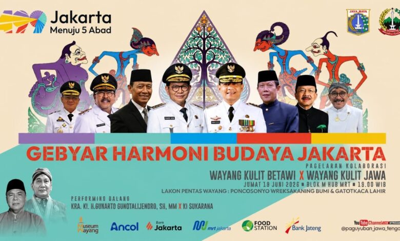 Blok M Jadi Panggung Harmoni Budaya, Wayang Kulit Betawi-Jawa Tengah Bersatu di Jakarta