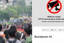 CCTV Bundaran HI Mendadak Offline Saat Demo BEM UI, Publik Kehilangan Pantauan Real-Time