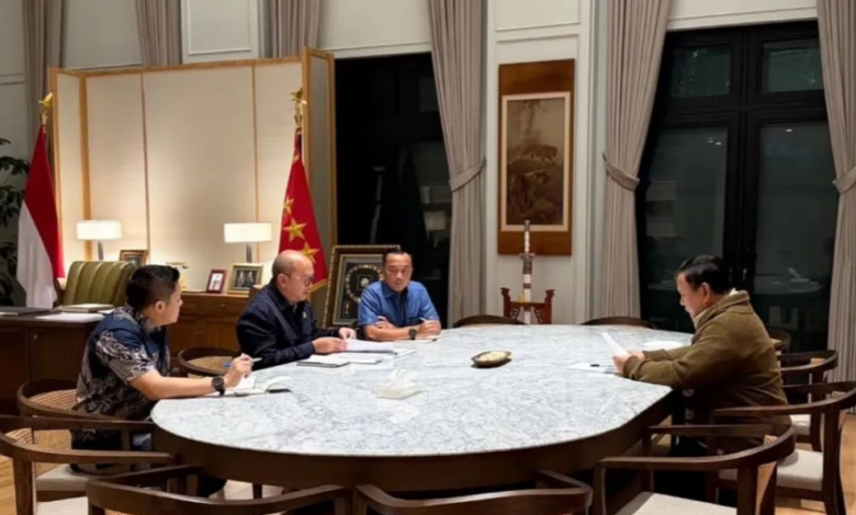 Rosan Temui Prabowo di Kertanegara, Arah Baru Pengelolaan Aset Negara Dibahas