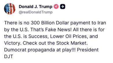 Ancaman Baru Trump ke Iran Guncang Pasar, Saham AS Melemah Di Tengah Lonjakan Harga Minyak
