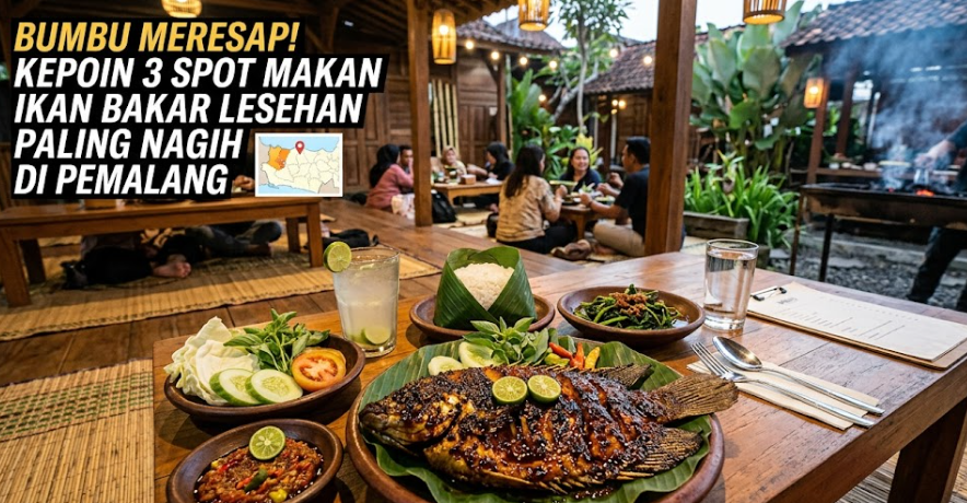 Bumbu Meresap Hingga Tulang, 3 Spot Ikan Bakar Lesehan Paling Nagih di Pemalang