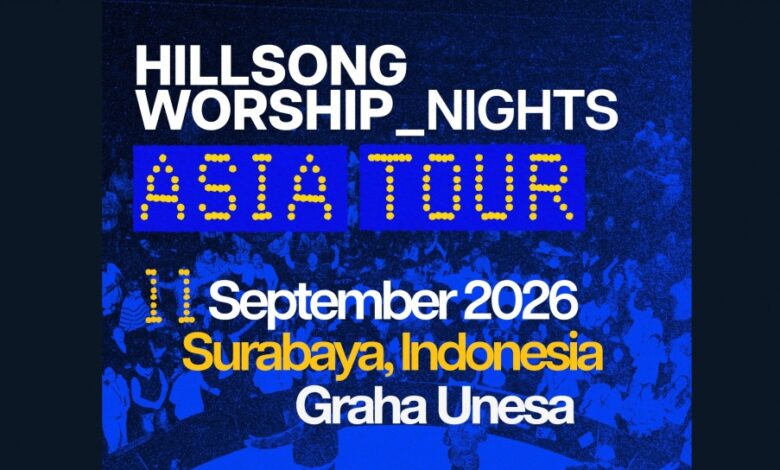 Surabaya Jadi Panggung Perdana Hillsong Worship di Asia, Konser Digelar September