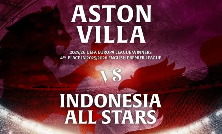 Aston Villa Turun Di Jakarta, Uji Gengsi Lawan Indonesia All Stars di GBK