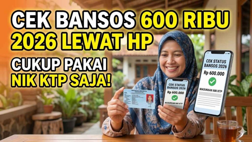 Cara Cek Bansos BPNT Pakai NIK KTP, Hanya Butuh 16 Digit dan Internet