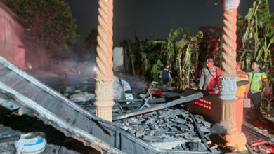 Diduga Korsleting Listrik, Madrasah Diniyah di Grobogan Ludes Terbakar Dalam Hitungan Menit