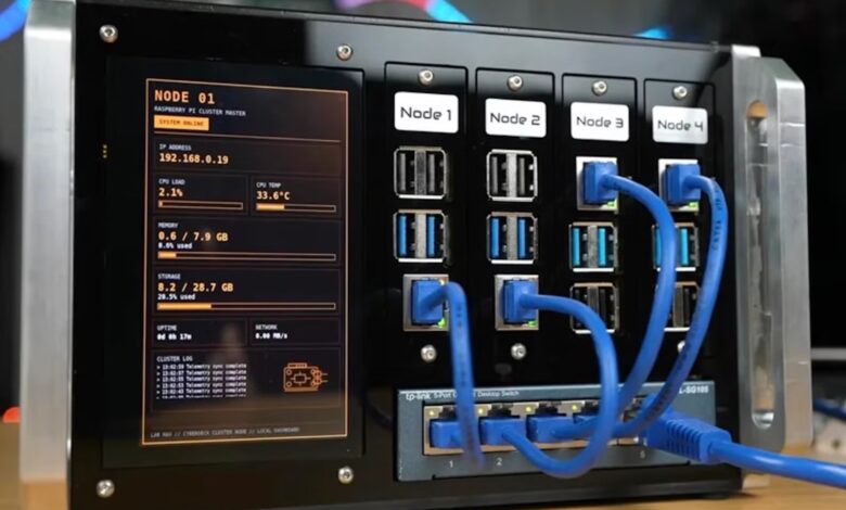 Cluster Raspberry Pi 4-Node Ini Bisa Dijinjing Satu Tangan, Desainnya Malah Lebih Mencuri Perhatian