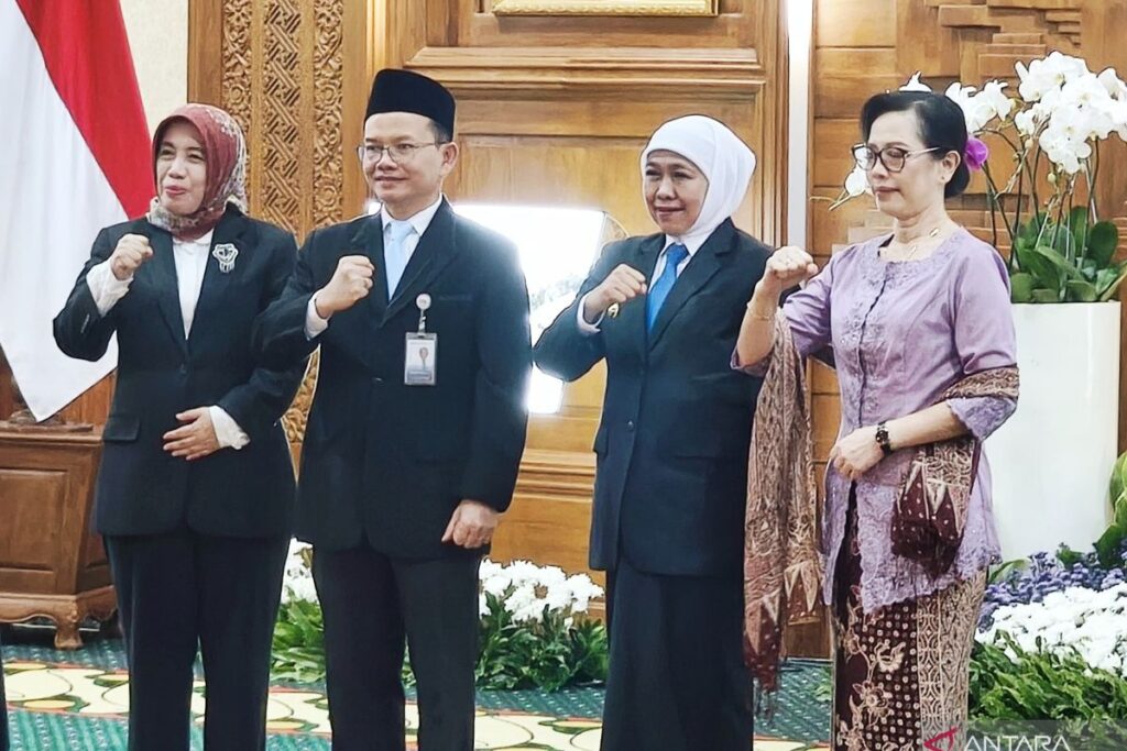 Khofifah Minta Kepala BPKP Jatim Baru Perkuat Sinergi, Akuntabilitas Daerah Jadi Ujian Awal