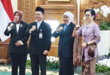 Khofifah Minta Kepala BPKP Jatim Baru Perkuat Sinergi, Akuntabilitas Daerah Jadi Ujian Awal