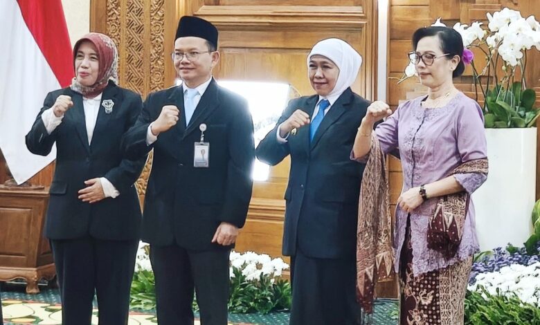 Khofifah Minta Kepala BPKP Jatim Baru Perkuat Sinergi, Akuntabilitas Daerah Jadi Ujian Awal