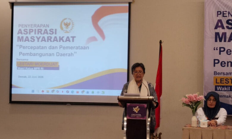 Lestari Moerdijat Desak Solusi Menyeluruh Rob Demak, Ruang Hidup Warga Terancam Hilang
